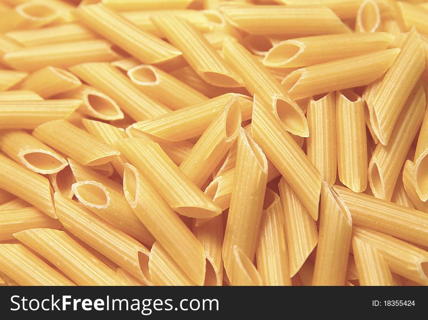 Dried pasta for cooking Italian dishes. Dried pasta for cooking Italian dishes