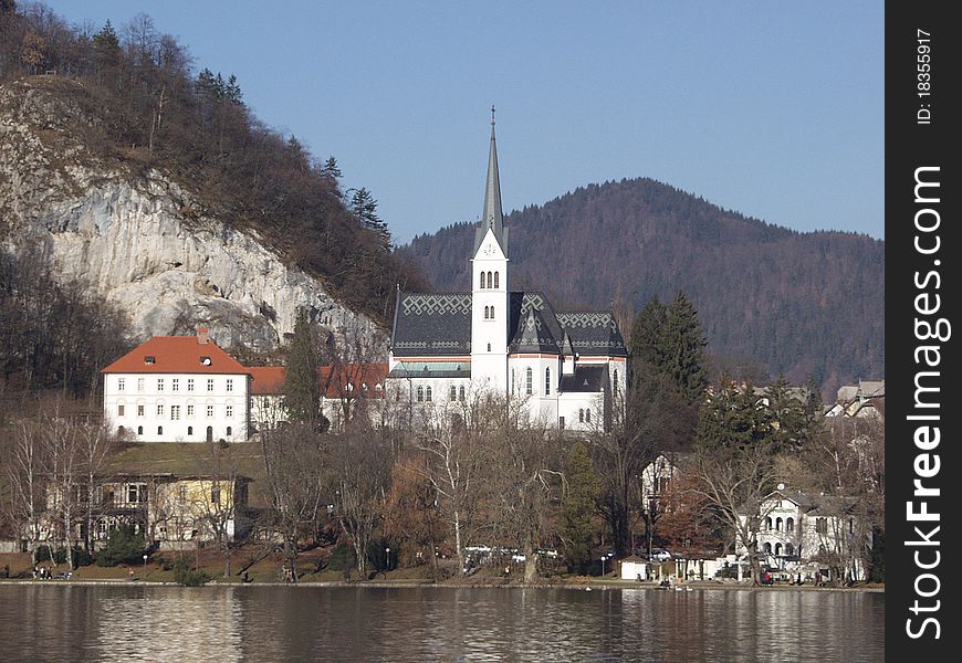 Church of St. Martin. Resort of Bled. Slovenia.luxury holidays