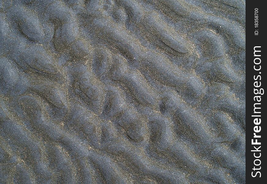 Texture of sand, Three Sisters beach, New Zealand