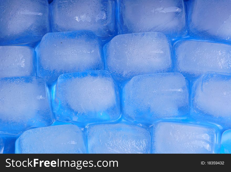 Man ice wall