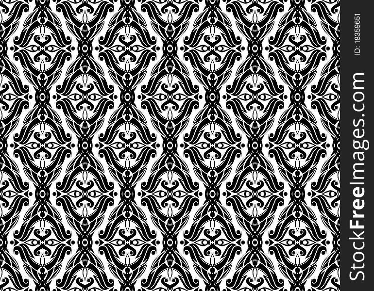 Floral seamless pattern - vector background for continuous replicate. Floral seamless pattern - vector background for continuous replicate.