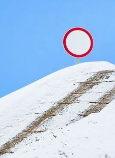 Dangerous Line, Abrupt Hill Stock Photo Dangerous Line, Abrupt Hill Stock Photo