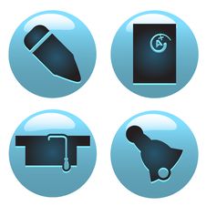 Education Icon Royalty Free Stock Images Education Icon Royalty Free Stock Images