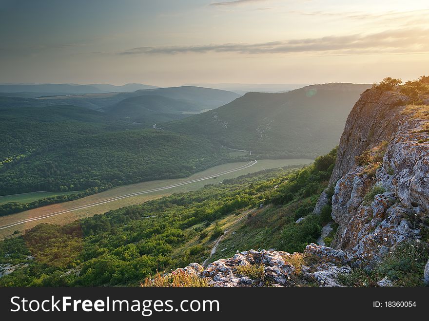 Beautiful mountain landscape