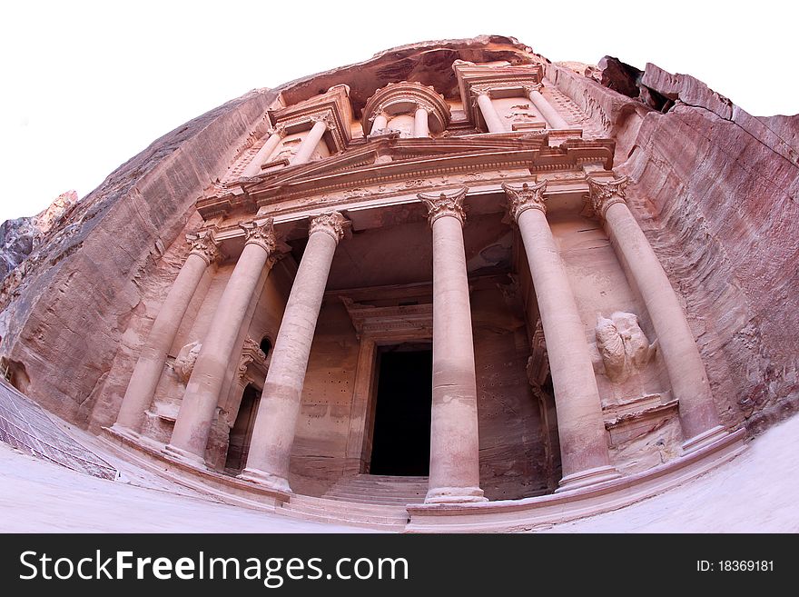 Imposing Monastery in Petra, Jordan