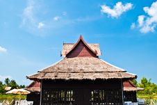 Wood Thai House. Stock Image