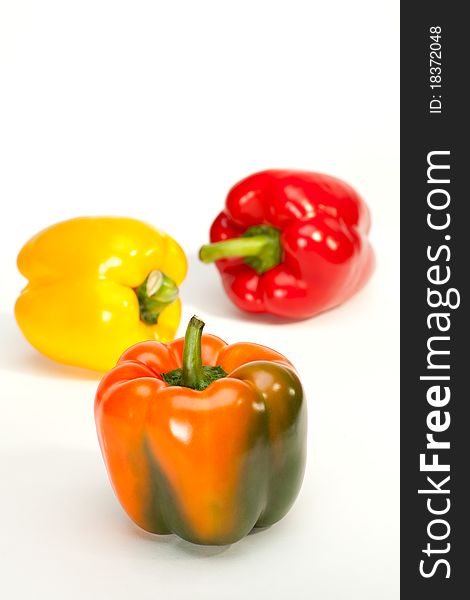 Arrangement of Colorful Red Pepper