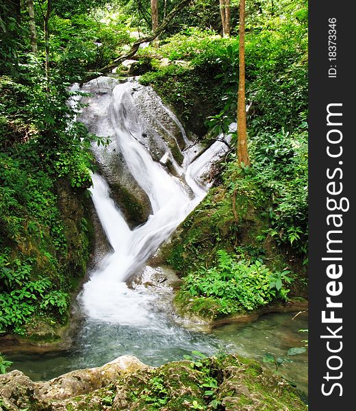 Mae Khamin Waterfalls In Thailand