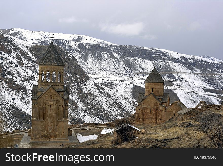 The picture show the 13th century monastry Noravank, located in the south of Armenia in the Vayots Dzor region. The picture show the 13th century monastry Noravank, located in the south of Armenia in the Vayots Dzor region.