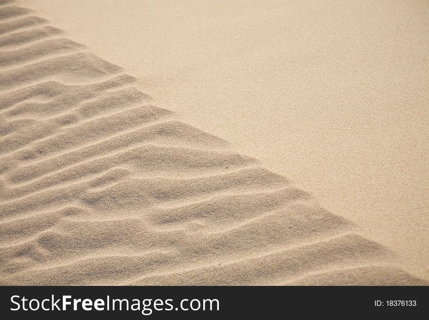 Sand of dune texture