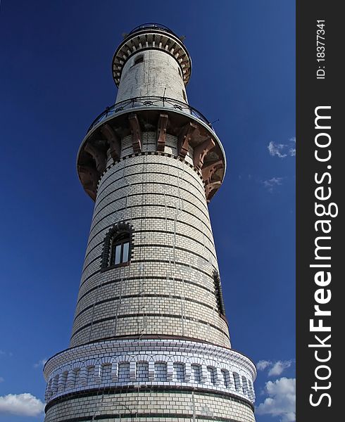 Historic Lighthouse in WarnemÃ¼nde (Mecklenburg-Vorpommern, Germany). Historic Lighthouse in WarnemÃ¼nde (Mecklenburg-Vorpommern, Germany)