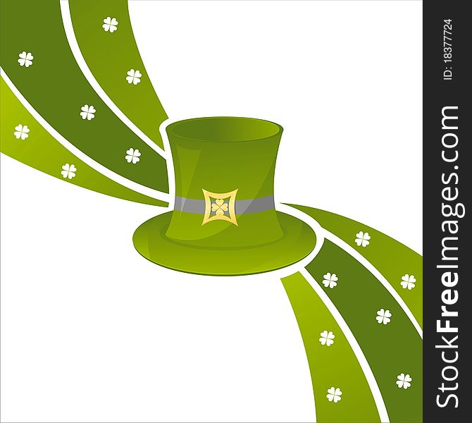 St. patrick's day background with hat