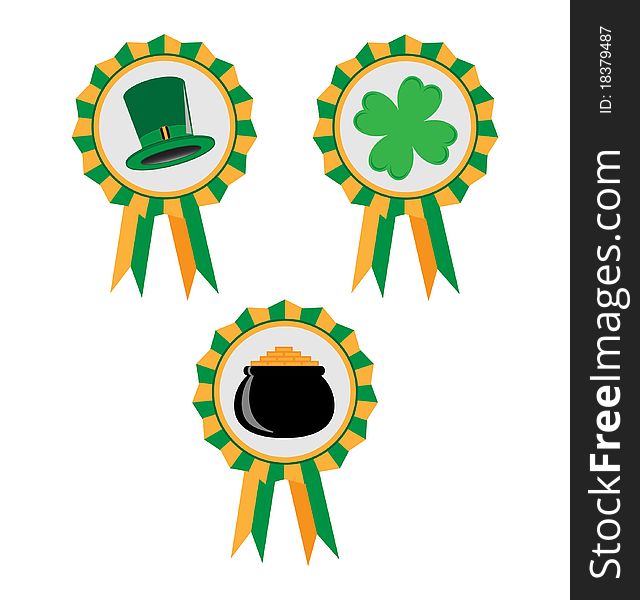St. Patrick's Day, set of banners. Vector image.