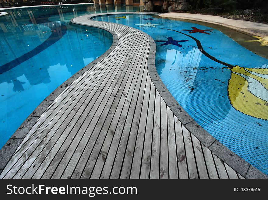 Two Swimming pools,one for children another for adults in the Community