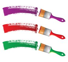 Paintbrushes Royalty Free Stock Photos Paintbrushes Royalty Free Stock Photos