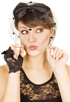 Funny Widow. Royalty Free Stock Image Funny Widow. Royalty Free Stock Image