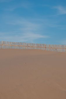 Landscape Of The Beach With Its Sand Dunes Stock Photos Landscape Of The Beach With Its Sand Dunes Stock Photos