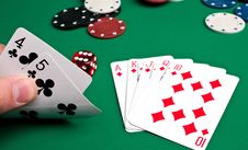 Playing Cards And Chips Stock Photos Playing Cards And Chips Stock Photos