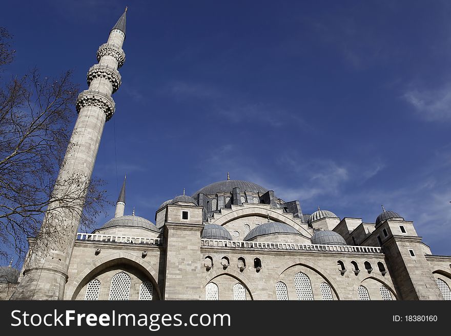Suleymaniye Mosque in Istanbul,Turkey