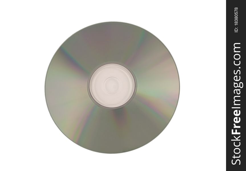 Cd or dvd on white background. Cd or dvd on white background