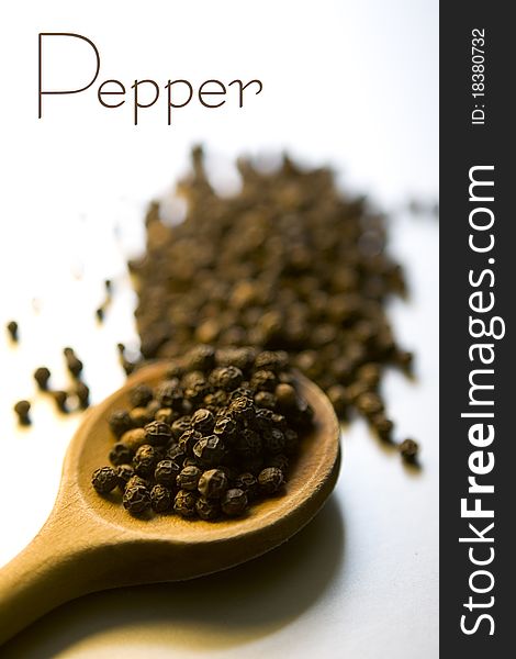 That's pepper and a cooking spoon