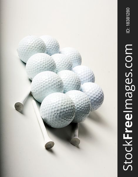 Golf Balls And Tees