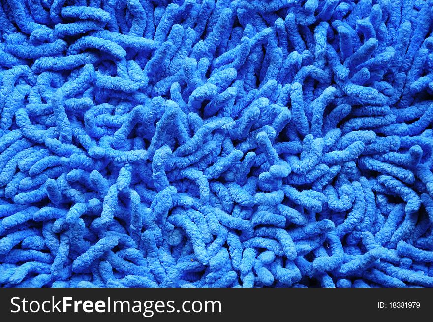 Image of blue fabric fiber texture