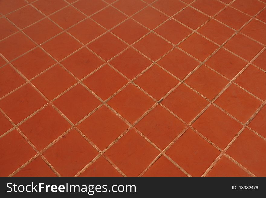 Red Bricks Floor Path Background. Red Bricks Floor Path Background