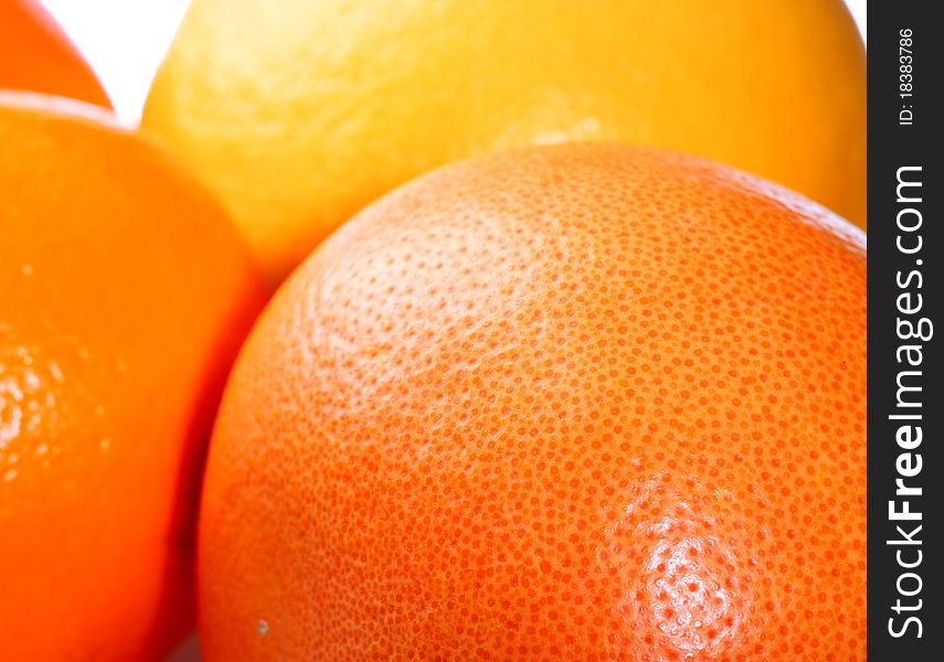 Close-up of a fresh orange, grapefruit. Close-up of a fresh orange, grapefruit