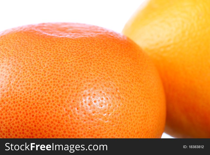 Close-up of a fresh grapefruit. Close-up of a fresh grapefruit