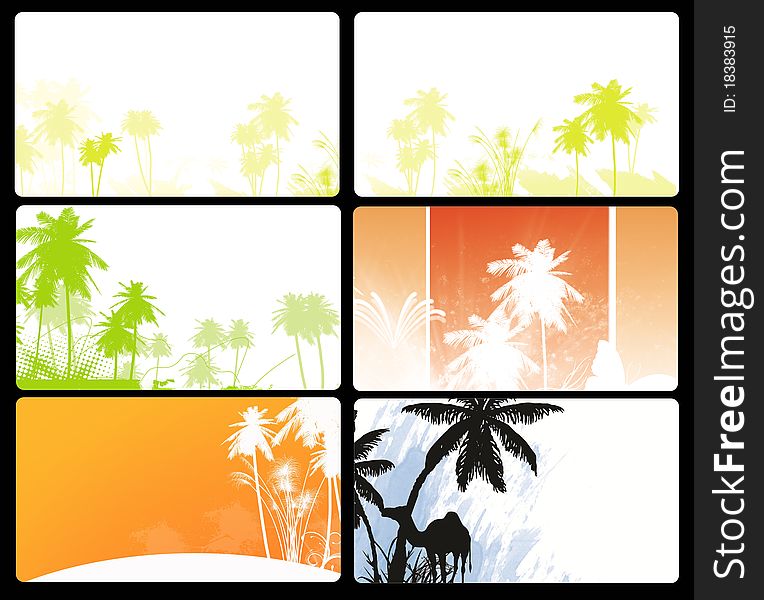 Tropical background with palm tree. Tropical background with palm tree