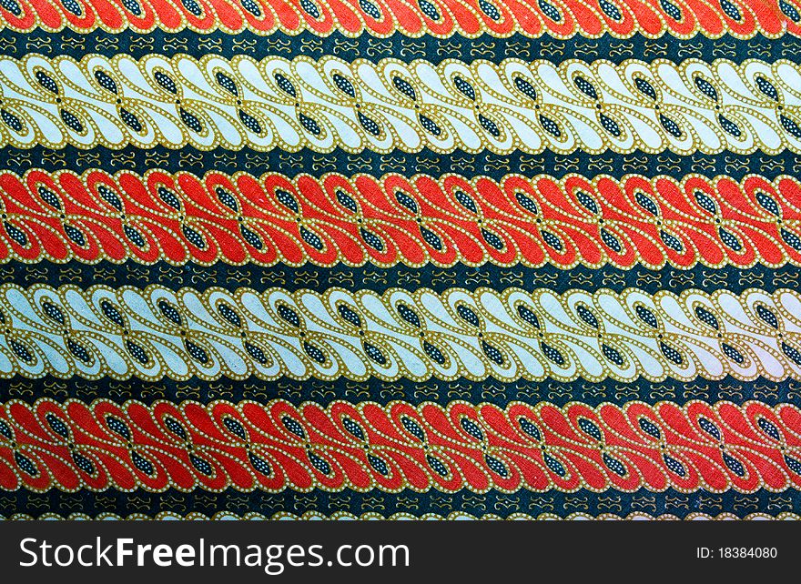 Thai grunge pattern Sarong texture striped close up