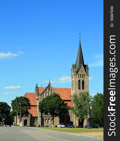 Gothic Temple In Vilejka