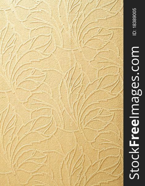 Beautiful wallpaper with floral design