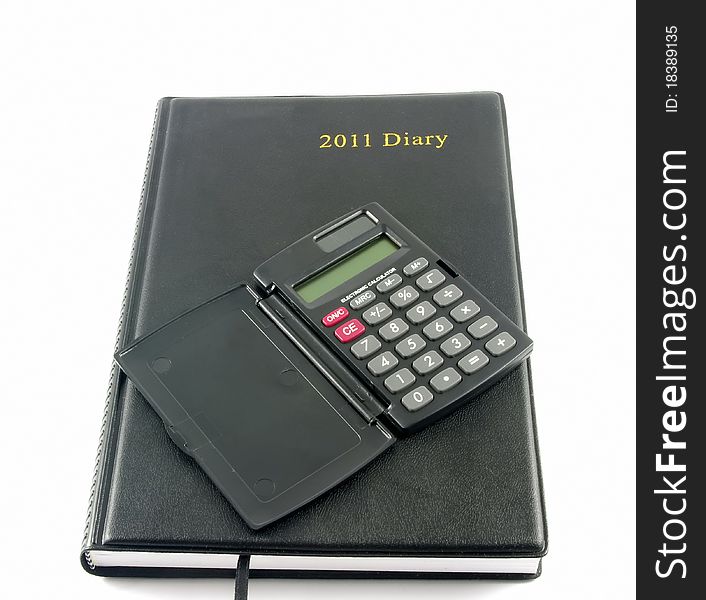 Diary and calculator