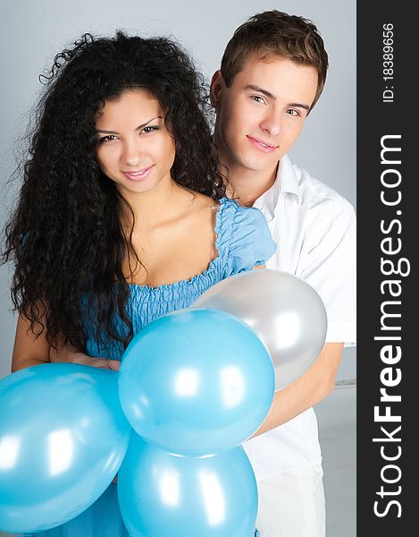 Couple With Balloons