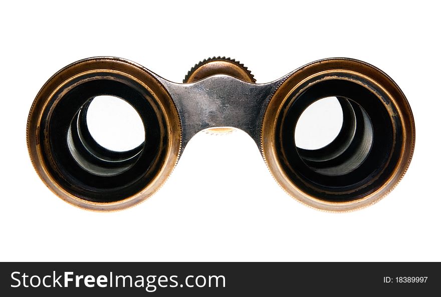 Look Into The Eyepieces Of Binoculars