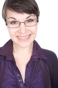Woman With Glasses Stock Photography