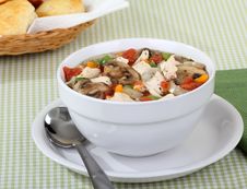 Chicken Vegetable Soup Royalty Free Stock Photo Chicken Vegetable Soup Royalty Free Stock Photo