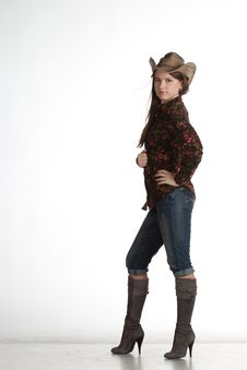 Cowgirl Stock Image