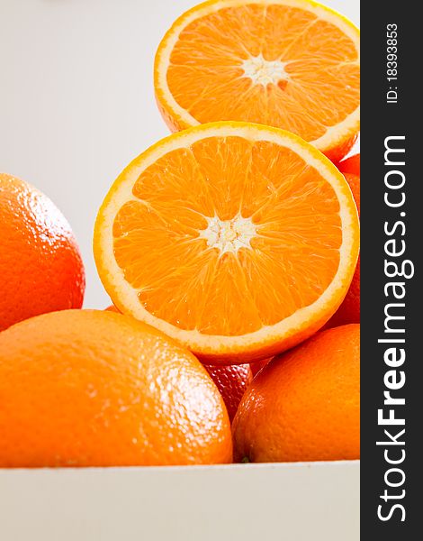 Fresh Oranges, Closeup, Format Filling. Fresh Oranges, Closeup, Format Filling