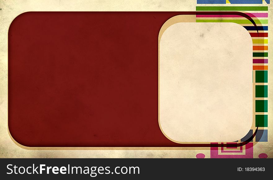 An abstract background - retro style. An abstract background - retro style