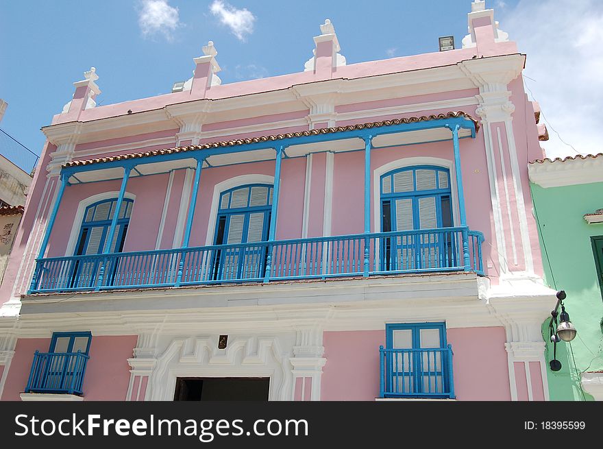 Pink House in Old Town havana Cuba