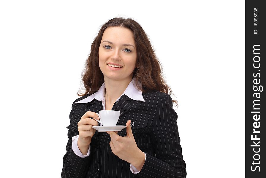 Business woman with Coffee