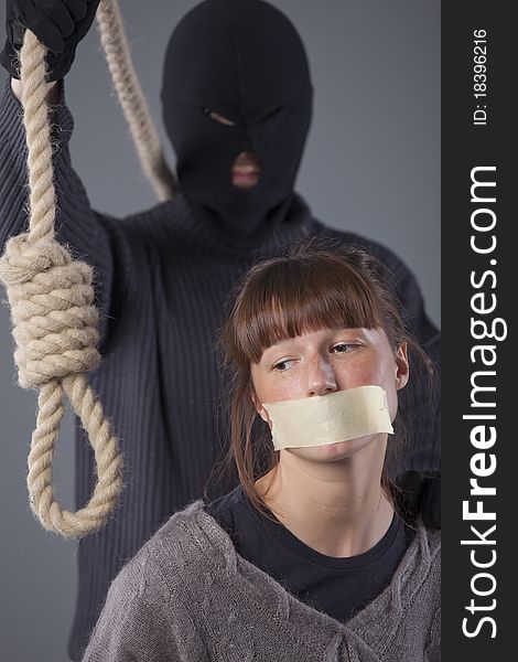 Hangman and victim