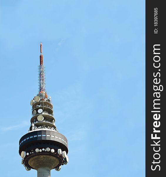 Top of spanish tv tower