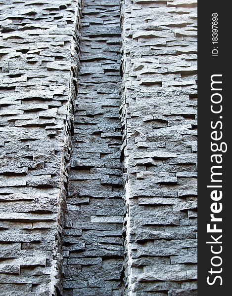 Stone wall background and rough texture. Stone wall background and rough texture