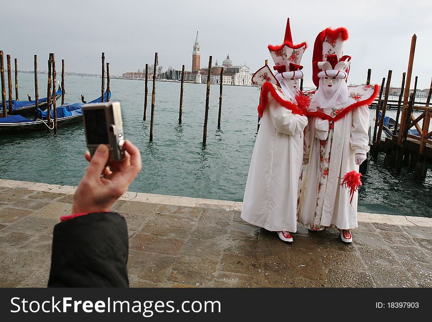 Carnival In Venice, Italy