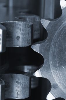 Gears In Extreme Close-up Royalty Free Stock Image Gears In Extreme Close-up Royalty Free Stock Image