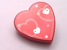 Valentines Candy Box - Hearts 1 Royalty Free Stock Image Valentines Candy Box - Hearts 1 Royalty Free Stock Image